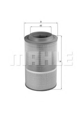 Купити LX1276 Mahle Original Автомобільний фільтр повітря